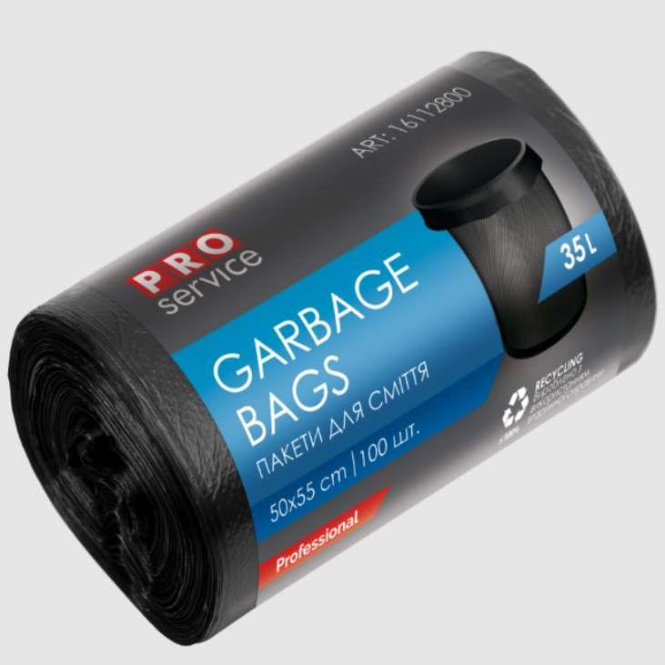 Пакети для сміття 35 л 100 шт, фото 1