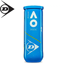 М'ячі для великого тенісу м'ячі для ігор з тенісними ракетками Dunlop Australian Open 3 шт. жовті