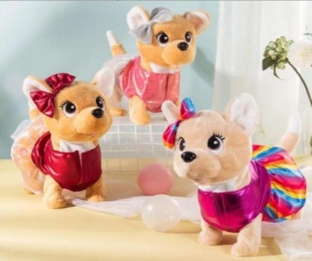 Іграшка Собачка Чихуахуа на повідці співає 2 мови