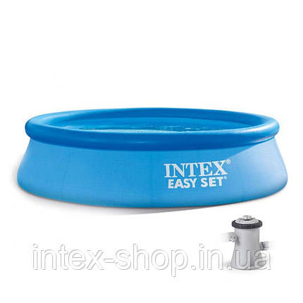 Надувний басейн Intex 28122 (305х76 см) (Картриджний фільтр-насос 1250 л/год), фото 1