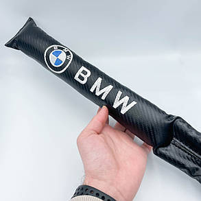Вставка ущільнювач між сидіннями BMW (БМВ) Карбон Шкіра, фото 1