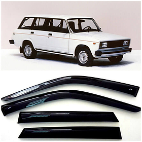 Дефлектори вікон вітровики ВАЗ 2104/2102 Довгі Скотч AV-Tuning