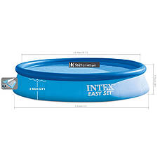 Надувний басейн Intex 28132 (366х76 см) (Картриджний фільтр-насос 2006 л/год), фото 5
