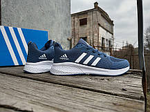 Чоловічі кросівки Adidas Climacool Blue сині, фото 6