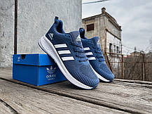 Чоловічі кросівки Adidas Climacool Blue сині, фото 5