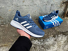 Чоловічі кросівки Adidas Climacool Blue сині, фото 4