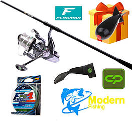 РИБОЛОВИЙ НАБІР FLAGMAN SPOD Котушка Flagman Sensor + Спідове вудлище Flagman S-Carp Spod + ШНУР + ПОДАРУНОК🎁
