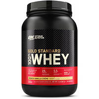 Протеїн Optimum Nutrition 100% Whey Gold Standard 909 г французька ваніль