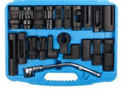 Набір головок для кисневих датчиків (лямбда-зонда) 21 предметів ShiningBerg 101608