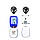 Анемометр крильчастий Bluetooth 0,3-30 м/с, -10-45 °C WINTACT WT82B, фото 3