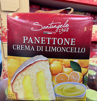 Пасхальне панетоне 🍋 "Santangelo Crema di Limonchello" 908 гр. Італія