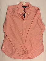 Розовая женская рубашка Ralph Lauren размер L