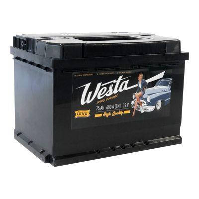 

Аккумулятор автомобильный Westa 6CT-75 АзЕ Standard