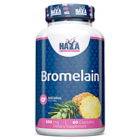 Натуральные добавки и экстракты Haya Labs Bromelain 500 мг - 60 капс