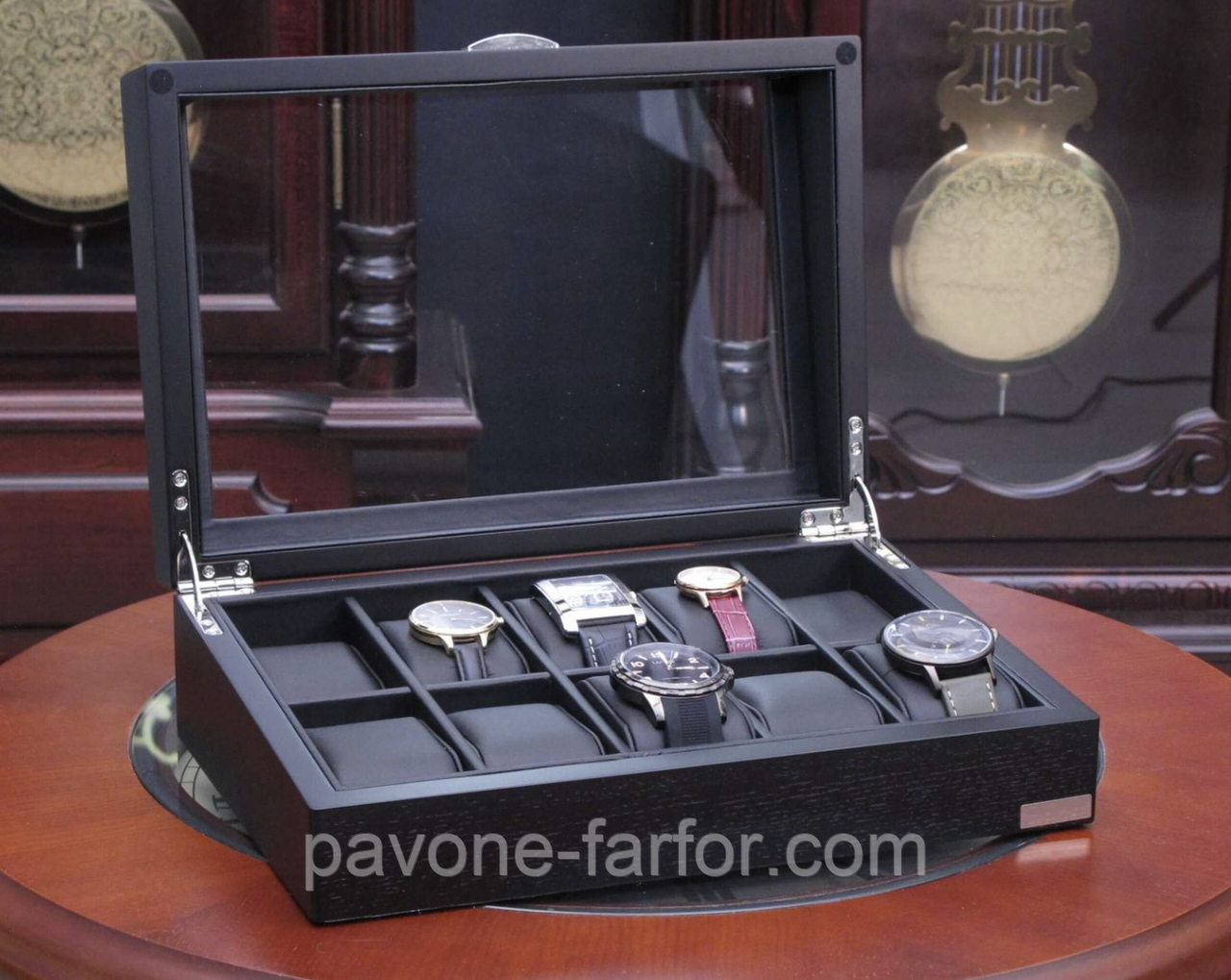 Скринька для годин дерев'яна Salvadore WB/2375/10.BL.PU