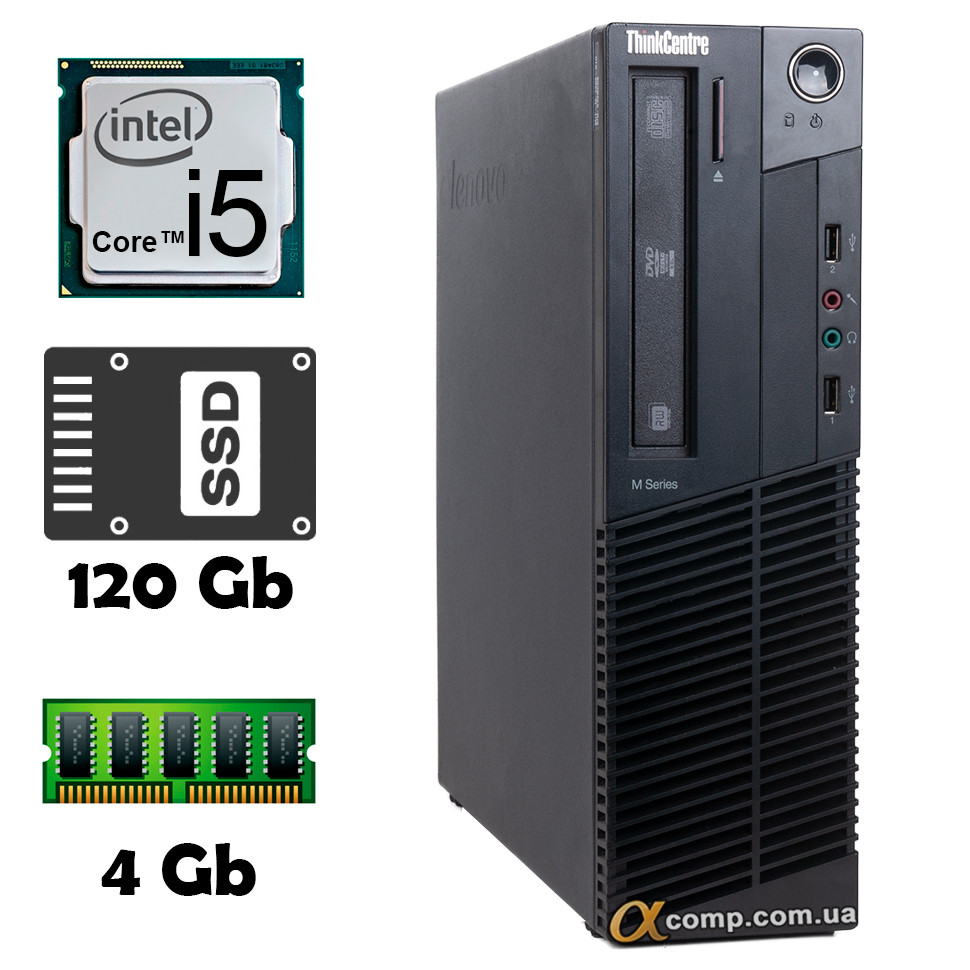 Lenovo ThinkCentre M82 (i5 3330 • 4Gb • ssd 120Gb) dt, фото 1