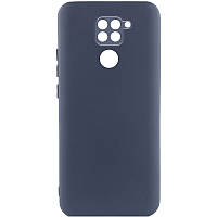 Чохол TPU GETMAN Liquid Silk Full Camera для Xiaomi Redmi Note 9 / Redmi 10X Синій / Midnight Blue