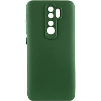 Чохол TPU GETMAN Liquid Silk Full Camera для Xiaomi Redmi Note 8 Pro Зелений / Dark green