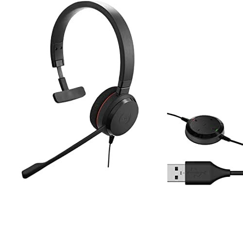 Гарнітура дротова Jabra Evolve 20 MS Mono USB (4993-823-109) з шумозаглушенням чорні бу, фото 1