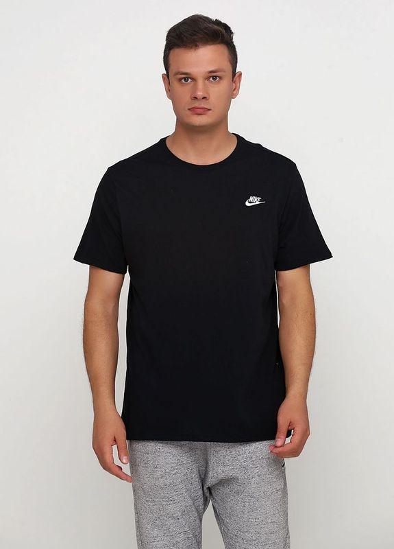 Футболка чоловіча Nike Sportswear Tee Club Embroidered FTRA / 827021-011 (Розміри:M,L,XL,XXL), фото 1