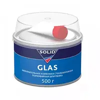 Полиэфирная cреднезернистая шпатлевка со стекловолокном Solid Glas - 500гр