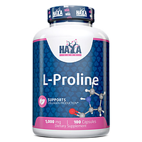 Аминокислота Haya Labs L Proline 1000 мг, 100 капс