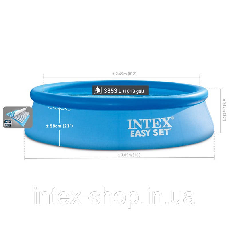 Надувной бассейн Intex Easy Set 28120 (305x76 см) - фото 3 - id-p14846856