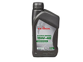 Олива моторна TEMOL 15W-40 1л Diesel Extra API CF-4SJ