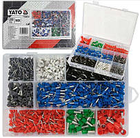Набір Клем Обтискних Гільзових 1200 шт YATO (YT-068914)
