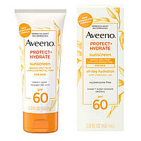 Aveeno Protect + Hydrate Sunscreen солнцезащитное средство для лица SPF 60. 60 мл