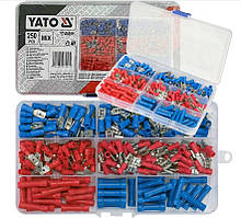 Набір Клем Папа Мама та З'єднувачів 250 шт YATO (YT-068911)