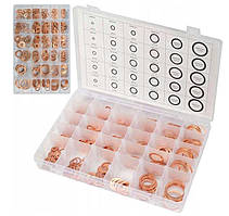 Червономідні Прокладки Шайби Ø 4-30 мм Набір 580 шт YATO (YT-068711)