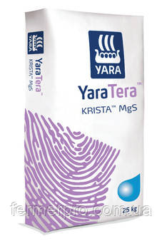 YaraTera Krista MgS (Кріста МgS) - сірко-магнієве  водорозчинне добриво, 25 кг, Yara