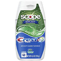 Гелевая зубная паста Crest Complete Plus SCOPE OUTLAST Gel Toothpaste 130гр (037000711612)