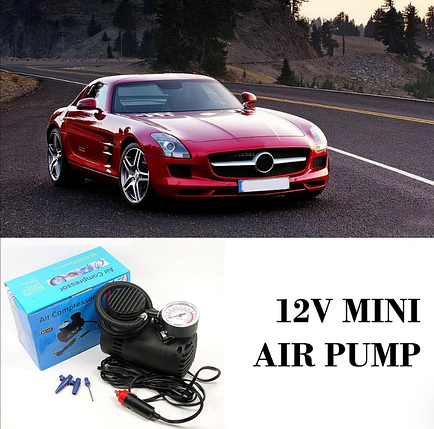 Автомобільний компресор Air Compressor DC-12V BR000128, фото 1