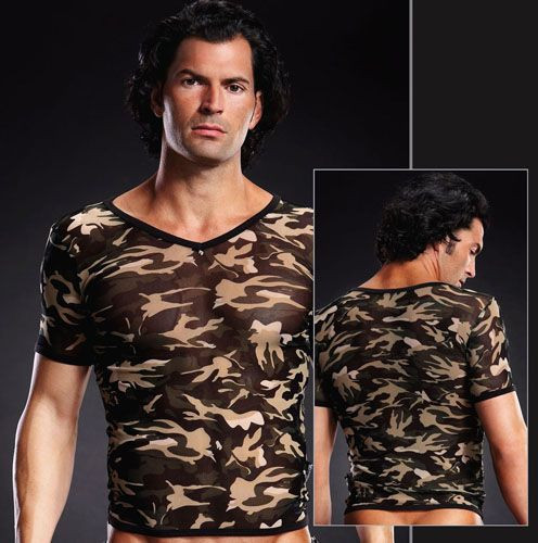 Футболка Pro-Mesh V-Neck Tee Camouflage, S/M, L/XL