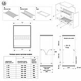 Сушка 800 для посуду нержавійка(штампована) LS 800мм, фото 2