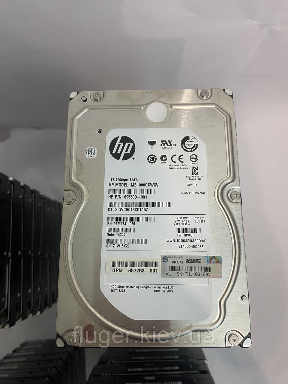 Жорсткий диск 3.5" SATA 1TB HP (MB1000GCWCV) Refurbished