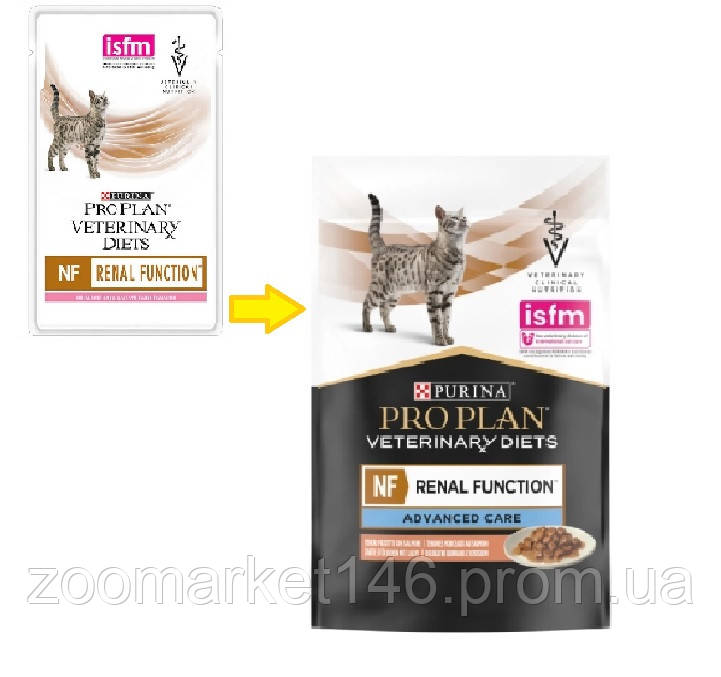 Purina Pro Plan Veterinary Diets NF Renal Function Шматочки в підливі з куркою для котів, 85 г