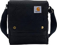 Black Carhartt, прочная регулируемая сумка через плечо с клапаном на кнопке, коричневый