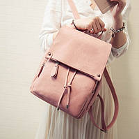 Рюкзачок детский для девочек разноцветный, модный и стильный мини рюкзак для подростка Розовый