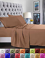 Twin/Twin XL Taupe Elegant Comfort 1500 Thread Count Роскошное египетское качество Супер мягкое, без морщ