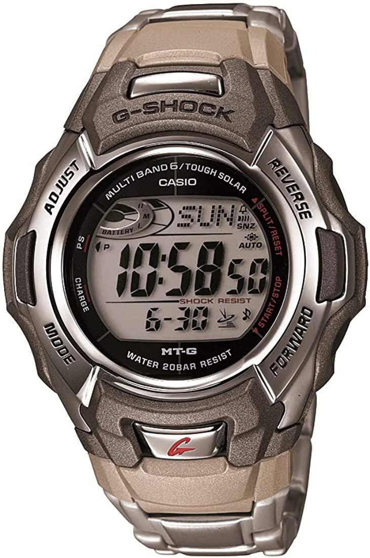 Чоловічий спортивний годинник Casio G-Shock MTGM900DA-8CR Tough Solar Atomic з нержавіючої сталі