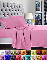 Twin/Twin XL Light Pink Elegant Comfort 1500 Thread Count Роскошное египетское качество Супер мягкое, без