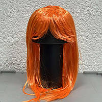 Перука пряме волосся, помаранчевий, Парик прямые волосы