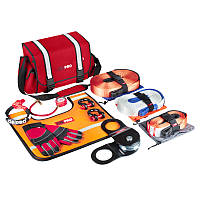 Такелажный набор для кроссовера и внедорожника Premium (Красная сумка / Динамическая стропа 6т)