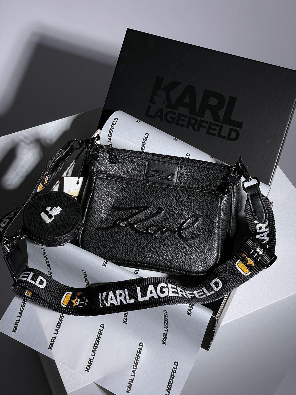 Сумка Karl Lagerfeld Pochette Metall Black — Купить Недорого на Bigl.ua ...
