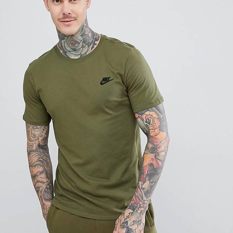 Футболка чоловіча Nike Sportswear Tee Club Embroidered FTRA / 827021-395 (Розміри:L,XXL)