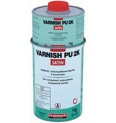 Варніш-ПУ 2К / Varnish-PU 2K — двокомпонентний прозорий поліуретановий лак, сатин (к-т 1кг)
