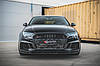 Спліттер Audi RS3 8V Sportback (17-20) тюнінг обвіс губа спідниця елерон (V4), фото 7